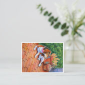 Carte De Visite Imprimer beagle double face (Debout devant)