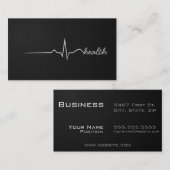 Carte De Visite Impulsion de santé moderne (Devant / Derrière)