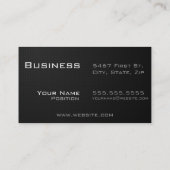 Carte De Visite Impulsion moderne No.1 (Dos)