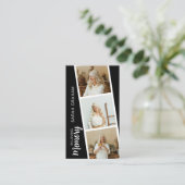 Carte De Visite In Loving Memory 4 Photo Prayer (Debout devant)