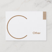 Carte De Visite Inachevé - potelé (Dos)