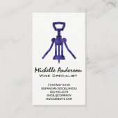 Carte De Visite Inaugurateur de raisins (Devant)