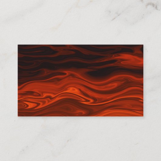 Carte De Visite Incendie liquide par Shirley Taylor (Devant)