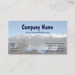 Carte De Visite Incline Village, rive nord du lac Tahoe