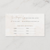 Carte De Visite Inclus | Modèle non modifiable (Dos)