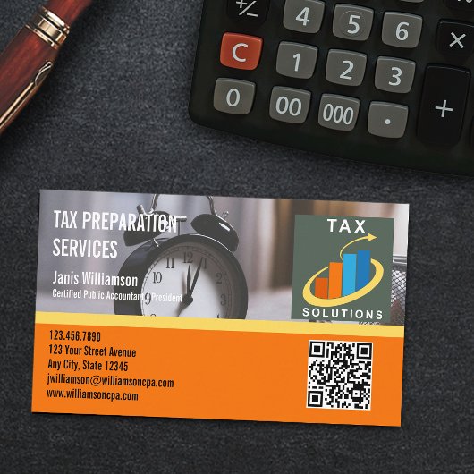 Carte De Visite Income Tax Preparation