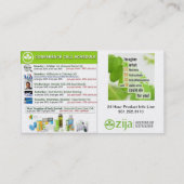 Carte de visite indépendant de distributeur de (Dos)