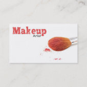 Carte de visite indépendant de maquilleur (Dos)
