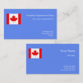 Carte De Visite Indicateur commercial international (Devant / Derrière)