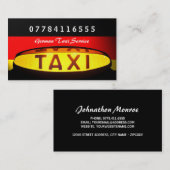 Carte De Visite Indicateur Taxi allemand (Devant / Derrière)