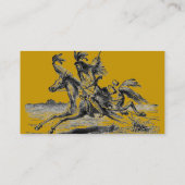 Carte de visite indien de l'équitation (Dos)