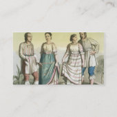 Carte De Visite Indiens de Michoacan dans le costume traditionnel, (Dos)