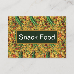 Carte De Visite Indiens Snacks Bhelpuri Snack Motif