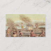 Carte De Visite Indigènes indigènes de la préparation de la (Dos)