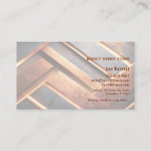 Carte De Visite Industrial Chic Copper Facet (Dos)