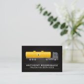Carte De Visite Industrial | Driver | Logistics  Business Card (Debout devant)