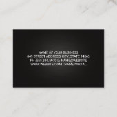 Carte De Visite Industrial | Driver | Logistics  Business Card (Dos)