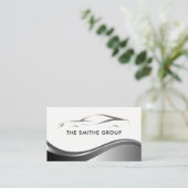 Carte De Visite Industrie automobile métallique (Debout devant)