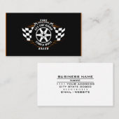 Carte De Visite Industrie automobile Pneus Vente Pièces de réparat (Devant / Derrière)