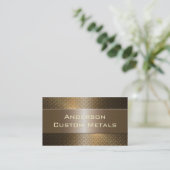 Carte De Visite Industrie automobile professionnelle métal (Debout devant)