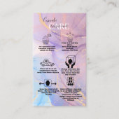 Carte De Visite Industrie de Cupcake Soins d'aquarelle rose modern (Devant)