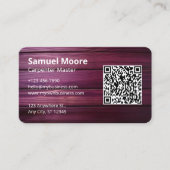 Carte De Visite Industrie de la construction de charpentiers rusti (Devant)