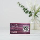 Carte De Visite Industrie de la menuiserie charpentier (Debout devant)