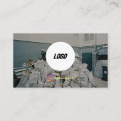 Carte De Visite Industrie de la suppression de la junk (Dos)