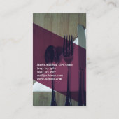 Carte De Visite Industrie des produits alimentaires et des (Dos)