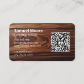 Carte De Visite Industrie du charpentier (Devant)