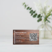 Carte De Visite Industrie du menuiserie de charpentier (Debout devant)