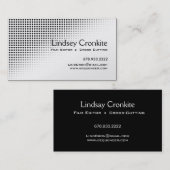 Carte De Visite Industrie du spectacle de Hollywood de rédacteur (Devant / Derrière)