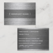 Carte de visite industriel (Devant / Derrière)