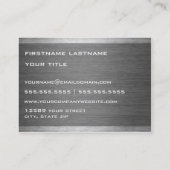 Carte de visite industriel (Dos)