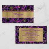 Carte de visite industriel coloré moderne (Devant / Derrière)