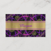 Carte de visite industriel coloré moderne (Devant)