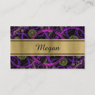 Carte de visite industriel coloré moderne