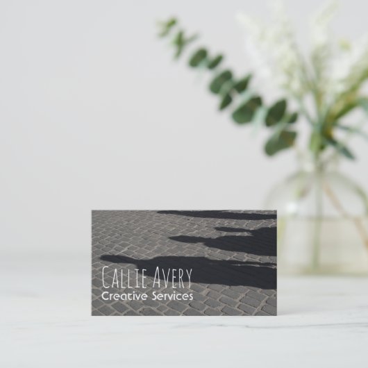 Carte De Visite Industries créatives Plein-Editable et Basées sur (Debout devant)