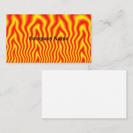 Carte De Visite Inferno (Devant / Derrière)