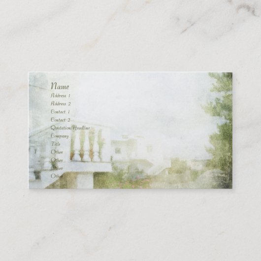 Carte De Visite Infini (Devant)