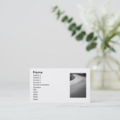 Carte de visite infini de route (Debout devant)