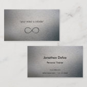 Carte De Visite Infini personnel de l'entraîneur | (Devant / Derrière)