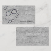 Carte De Visite Infini personnel de l'entraîneur | (Devant / Derrière)