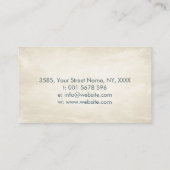 Carte De Visite Infinité Branche de l'arbre Sakura (Dos)