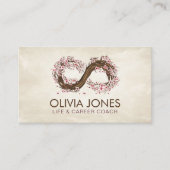 Carte De Visite Infinité Branche de l'arbre Sakura (Devant)