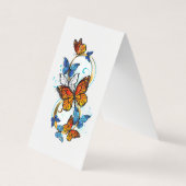 Carte De Visite Infinité de papillons monarques (Devant)
