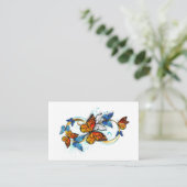 Carte De Visite Infinité de papillons monarques (Debout devant)