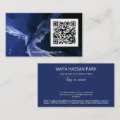 Carte De Visite Infinite Grace | Code QR de Winged Angel (Devant / Derrière)