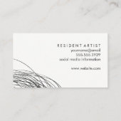 Carte De Visite Infiniti / Travail de ligne expressif (Dos)