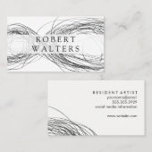 Carte De Visite Infiniti / Travail de ligne expressif (Devant / Derrière)